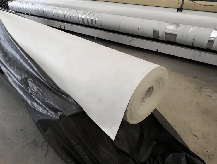 drain cell with geotextile