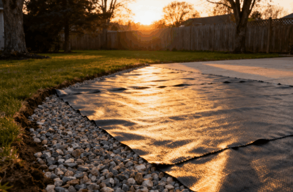 geotextile fabric driveway